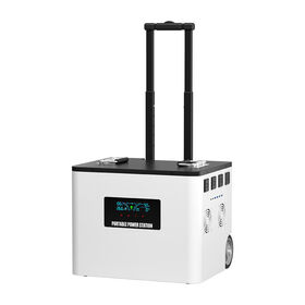 Wheeled Large Capacity Portable Solar Power Generator Station