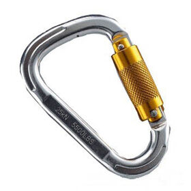 Iron Material Carabiner Keychain with Anti-Corrosion Feature, Ideal for Outdoor Sports