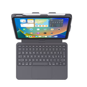 Coque Clavier Robuste IPX4 Double USB-C Compatible avec iPad 10.9" 11" iPad Air iPad Pro 11" avec Touches Anti-Pick pour Appels d'Offres Scolaires