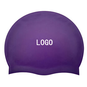 High quality customized logo Silicone Swimming Caps