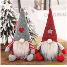 Hot selling Creative Plush Toy Faceless Christmas Doll
