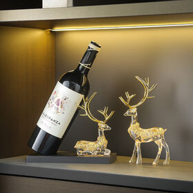 Creative Deer Shaped Modern Living Room Wine Bottle Display Racks