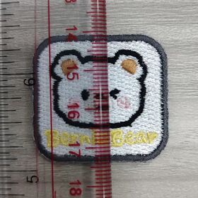 Patch Bordir Souvenir Unik Sempurna, Ramah Lingkungan Dapat Dicuci, Lencana Premium OEKO-TEX Berkualitas Tinggi, Kartun Bernie Mirip Asli
