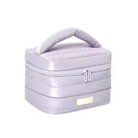 Promotional Makeup Bag with Zipper Closure Luxury Fashion Logo Organizer Travel New Woman's Cosmetics Storage Bag