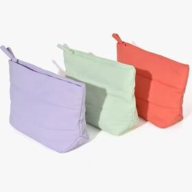 Pretty Durable Designer Cosmetic Bag Eco Friendly Puffy Makeup Bag