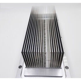 Heavy Duty Aluminum Insert Fin Heat Sink Assembly With Cutting Bending And Welding Capabilities Featuring OEM ODM