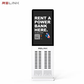 New Arrival 48 Slots Shared Power Bank Station Portable Mobile Phone Charger with Quick Charge Micro USB 400W Vending Machine