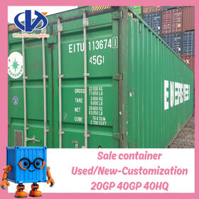 Quick Sale 20ft 40hq Container From China Main Ports to USA Canada Used Dry Container High Quality Used Open Top Container