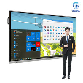 Smooth Touch 65"/75"/85"/98"/110" Interactive Whiteboard with Dual System (Android and Windows) Perfect for meetings, classrooms