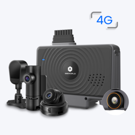 Smart Truck Fleet Management Dashcam Solution with 4G GPS Camera, AI Video Monitoring, Multi Camera Expansion