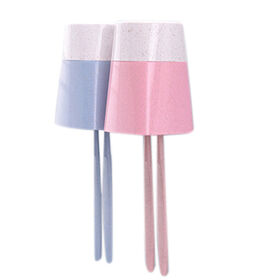 100% eco-friendly Factory Wholesale bathroom wheat fiber toothbrush holder