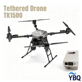 YBQ: Wholesale IP55 24H Continuous Flight Tethered Drone TK1500 for All-Day Site Security Monitoring
