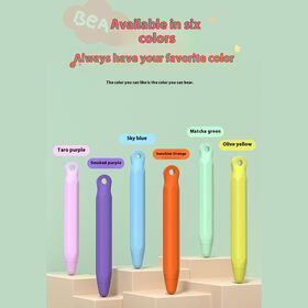 Silicone Passive Stylus Pen for Kids Drawing and Writing on Touchscreen Tablets and Phones with Kid-Friendly Design With Magnetic