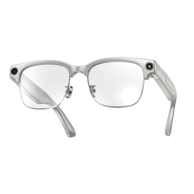 AG68 HighTech Fashion AI Smart Glasses Zinc Alloy TR90 Lightweight Frame, 12MP Camera, WiFi6, BT5.3, Only 47.65g