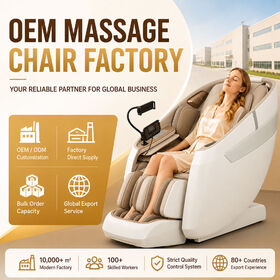 Factory Wholesale Luxury Shiatsu 4d Electric zero Gravity Full Body Massage Chair Music SL Rail Thai Stretch Heated Lounge