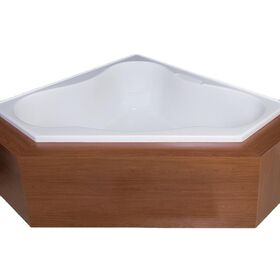 1500x1500mm Triangle Drop In Gloss Acrylic Bathroom Bathtubs