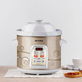 Digital Ceramic Liner Household Slow Cooking Stew Pots