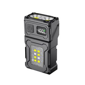 Multi Function Mini Keychain Flashlight Alarm Windproof Lighters