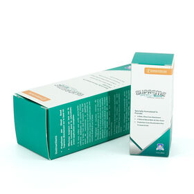 Moderne Farbblock-Papierbox zum Umklappen für Haarperücken, Klebstoffe, Haarverlängerungen und Kosmetikverpackungen mit individuellem Druck