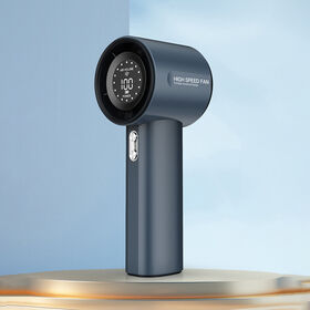 Best 9m/s Turbo Handheld Fan | 100-Speed Stepless Control & 4000mAh Battery Cooling Fans fun