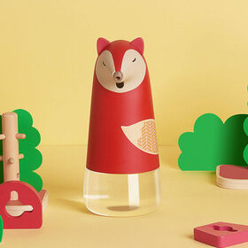 Cute Customized Rechargeable Touchless Cartoon Foam Plastic Liquid Soap Dispenser for Children