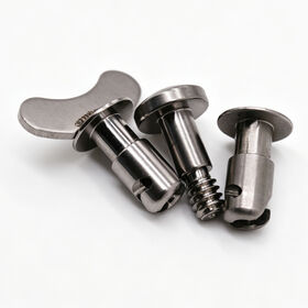 OEM Stainless Steel 1/4 Inch D Ring Screw for Camera Tripod Quick Release Plate Hand Tighten Bolt Countersunk Screw