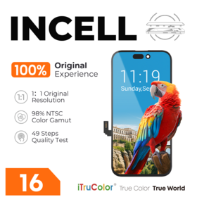Bulk Repair Parts for iPhone 16 with Oleophobic Coating from Factory Direct