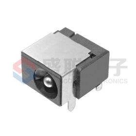 Custom size 2.1mm 2.5mm DC Power Jack Barrel Power Connector Through Hole Right Angle