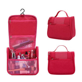 Solid Color Toiletry Bag Portable Cosmetic Storage Bag Travel Storage Bag Customized LOGO