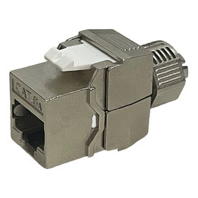Metal is easy to use of STP CAT6A Keystone Jack