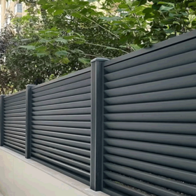 Durable Factory Manufacturer Adjustable Aluminium Louver Fence 1.8m Height OEM/ODM Service for Safety