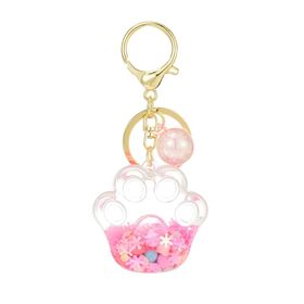 Creative pendant Cat claws acrylic keychain ornament