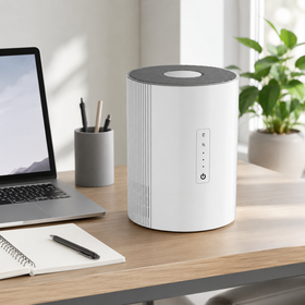 Tabletop HEPA Air Purifier with Pre-Filter Carbon Filter and 3 Fan Speeds for Small Rooms