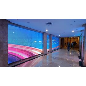 Factory Custom Size Transparent LED Display High Light Transmittance See-through Glass Screen For Shopping Mall and Retail Store