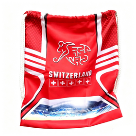 Großvolumige Fußball-Kordelzugtasche, Werbe-Kordelzugtasche, Polyester-Laufbeutel 260710-10