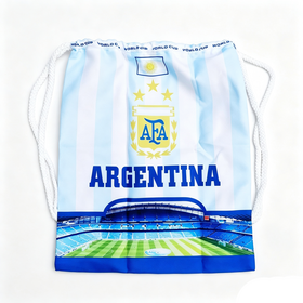 Großvolumige Fußball-Kordelzugtasche, Werbe-Kordelzugtasche, Polyester-Sporttasche 260710-3