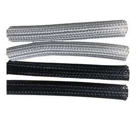 Gaine tressée auto-fermante en PET, Gaine souple avec excellente résistance à l'abrasion pour la gestion des câbles