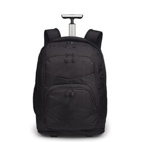 High Quality Wheeled Backpack Rolling Laptop Bag with Large Capacity Waterproof & Durable Zipper Closure for Leisure Travel