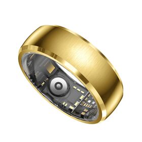 2026 Faison Stainless Steel Smart Ring Sleep Gesture Control IP68 Waterproof GPS IOS App Control Alarm Health Fitness Tracking