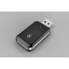 MiNi Wireless Carplay Dongle for Apple phone, Plug&Play, Low Latency, Auto Connect, Fit for Factory OEM Wired Carplay Cars& iOS10+