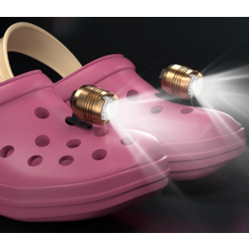 Chaussures décontractées en gros, petite lampe de chaussure réglable multifonctionnelle de nuit pour le camping en plein air et lumières de chaussures à LED
