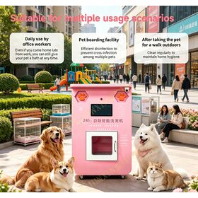 24 Hour Self Service ADA Compliant Pet Washing Station 18.5" Touch Screen 110-220V Voltage-SDK Cloud-Based Vending Machinet
