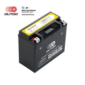 OUTDO 12V20Ah VRLA Factory Activated Motorcycle Battery High Performance for Outdoor Electric Equipment