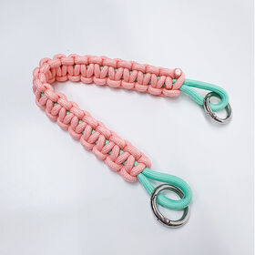 New design, high-end, stylish, hand-knitted hanging cord, phone strap, colorful, short length, bag handle, water bottle strap