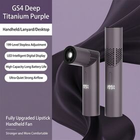 Goods Ultra-Light 130g Handheld Fan, 0-180 Adjustable Head & Quiet Operation 3000mAh Rechargeable Personal Fan gift