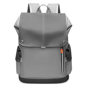 Tas punggung Laptop Pria Multifungsi, ransel Laptop sekolah Laptop tahan air logo kustom bergaya untuk pria
