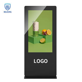 55inch Weatherproof Outdoor Digital Signage Totem Display for Shopping Mall and Bus Station