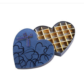 OEM welcome Luxury Custom Vatinetine's Day Fancy Empty Box Candy Packaging Heart-Shaped empty chocolate boxes