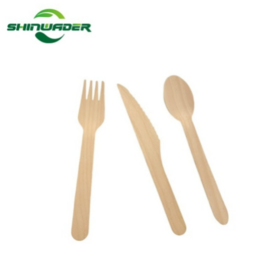 Eco-friendly Biodegradable Birch Bamboo Disposable Wooden Cutlery