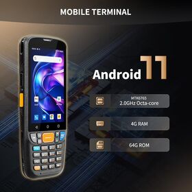 MC405 Smart Mobile Data Terminal, PDA, Data Collector, with Barcode Scanner, Google, Android 14, NFC, 4+64GB